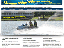 Tablet Screenshot of oconeewildwatersports.com